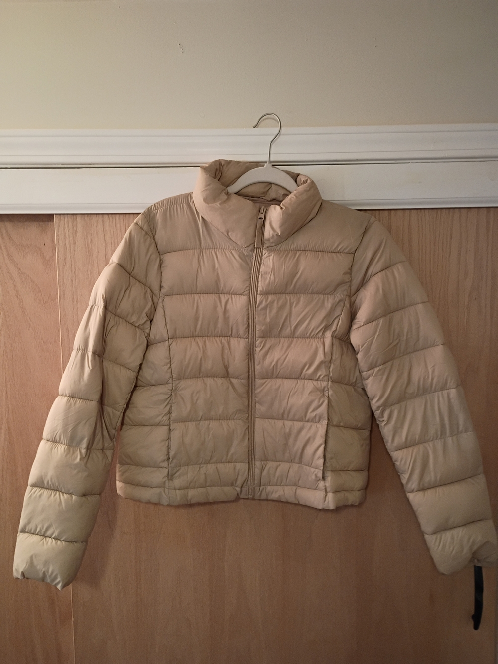 Women's Puffer Jacket in Tan Like New